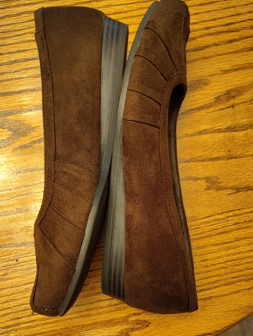 YUU Brown suede flats - Picture 4 of 5